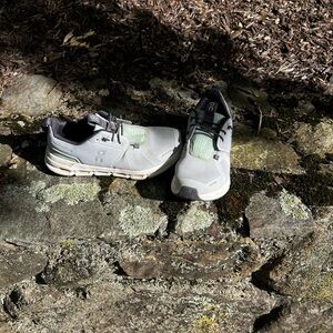 On Running Kids Sneakers - Light Gray and Mint